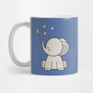 Kawaii Cute Happy Elephant Mug